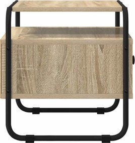 vidaXL Κομοδίνο Sonoma Δρυς 40 x 39,5 x 40 εκ Επεξεργασμένο Ξύλο