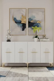 Console Ida 150 - White, Gold White
Gold