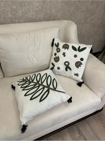 Stewehome Σετ 2 τεμαχίων μαξιλαροθήκες με κέντημα 43x43 cm