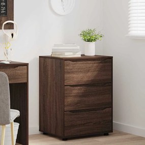 vidaXL Ντουλάπι αποθήκευσης Καφέ δρυς 60 x 48 x 81 εκ