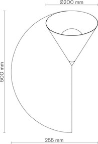 Απλίκα Τοίχου Rubi Wall Duo Μαύρο Χρυσό