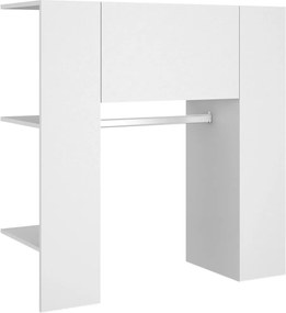 vidaXL Ντουλάπι Διαδρόμου Λευκό 97,5x37x99 εκ. Επεξεργ. Ξύλο