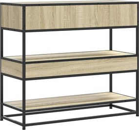 vidaXL Τραπέζι Κονσόλα Sonoma Δρυς 90x35x80 εκ. Επεξεργασμένο Ξύλο