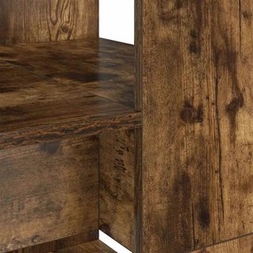 vidaXL Γραφείο Καπνιστή δρυς 113 x 54 x 120 εκ. Επεξεργασμένο ξύλο