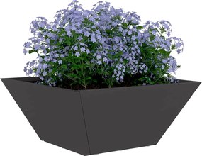 vidaXL Γλάστρα Κήπου 5 pcs Μαύρο 35 x 35 x 15 εκ.