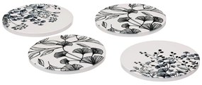 Σουβέρ (Σετ 4τμχ) S-D Floral White 194131