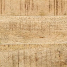 Επίτοιχο ντουλάπι τηλεόρασης Μασίφ ξύλο ακατέργαστο μάνγκο - Καφέ