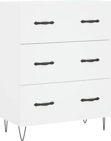 vidaXL Ντουλάπι Λευκό 69,5x34x180 εκ. από Επεξεργασμένο Ξύλο