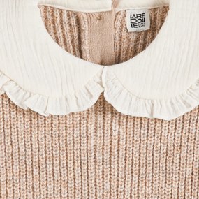 Λεπτό πλεκτό με στρογγυλό γιακά