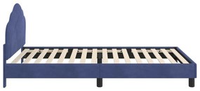 vidaXL Κρεβάτι Παιδικής Κρεβατοκάμαρας με Κεφαλάκι Μπλε Αστυνομίας