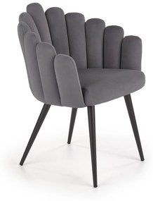60-21145 K410 chair, color: grey DIOMMI V-CH-K/410-KR-POPIELATY, 1 Τεμάχιο
