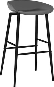 vidaXL Καρέκλες Μπαρ 4 τεμ. Γκρι