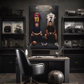 Πίνακας σε Καμβά Ronaldo Messi KNV1702 30cm x 40cm