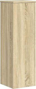 vidaXL Βάσεις Φυτών 2 Τεμ. Sonoma Δρυς 25x25x80 εκ. Επεξεργασμένο Ξύλο