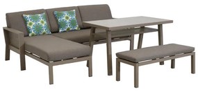 Σετ Κήπου Iowa Fylliana 4 τεμ Μπέζ