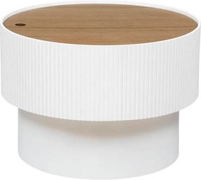 ΤΡΑΠΕΖΆΚΙΑ ΣΑΛΟΝΙΟΎ ENOLA WHT TRUNK COFFEE TABLE ATMOSPHERA 197741A