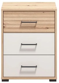Κομοδίνο Modena NO3F Artisan - Cashmere 48x40x63 εκ. 48x40x63 εκ.
