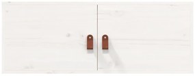 vidaXL Ντουλάπια Τοίχου 2 τεμ. 80 x 30 x 30 εκ. από Μασίφ Ξύλο Πεύκου
