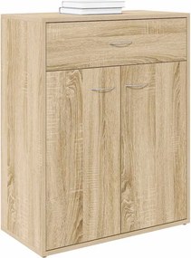 vidaXL Ντουλάπι Sonoma Δρυς 60 x 30 x 75 εκ. από Επεξ. Ξύλο