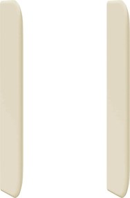 vidaXL Αυτί Κεφαλής Κρεμ 80 x 16 x 4 εκ. PVC