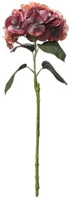 Τεχνητό Λουλούδι Ορτανσία 00-10037-5 65cm Bordo-Purple Marhome Συνθετικό Υλικό