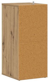 vidaXL Παπουτσοθήκη Τεχνίτης Δρυς 32x35x70 εκ. από Επεξεργασμένο Ξύλο