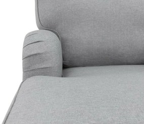 Ανάκλινδρο Bloomington A111, Γκρι, 85x92x146cm, Ταπισερί, Πόδια: Μέταλλο, Ξύλο | Epipla1.gr