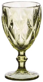 Ποτήρι Νερού Κολωνάτο Kare 52.703.53 320ml Green Cryspo Trio Γυαλί