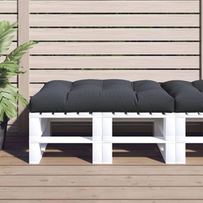 vidaXL Μαξιλάρι Παλέτας Ανθρακί 120 x 80 x 12 εκ. Υφασμάτινο