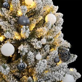 vidaXL Χριστουγεν. Δέντρο Τεχνητό Αρθρωτό με 300 LED &amp; Μπάλες 180 εκ.