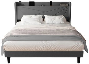 Επενδυμένο κρεβάτι Ambrey-Gkri