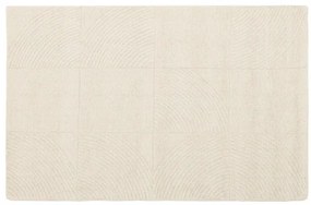 Χαλί Ορθογώνιο Κρεμ Κύκλοι 180x120cm Χειροποίητο Yudino 420318 Eglo 420318