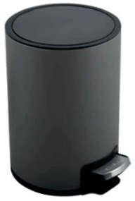 Κάδος Απορριμμάτων Μεταλλικός Riku 5Lt 05394.001 25x20x30cm Dark Grey Metal
