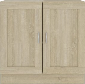 vidaXL Βιβλιοθήκη Χρώμα Sonoma Δρυς 82,5 x 30,5 x 80 εκ. Επεξ. Ξύλο