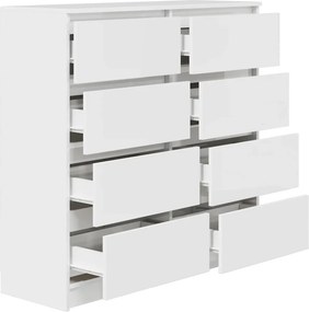 vidaXL Ντουλάπι Λευκό 100x35x99 εκ. Επεξεργασμένο Ξύλο