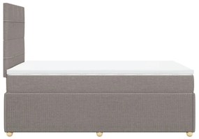 ΚΡΕΒΑΤΙ BOXSPRING ΜΕ ΣΤΡΩΜΑ TAUPE 120X200 ΕΚ. ΥΦΑΣΜΑΤΙΝΟ 3294327