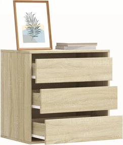 vidaXL Συρταριέρα Sonoma Δρυς 60x41x58 εκ. από Επεξεργ. Ξύλο