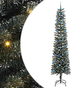 vidaXL Τεχνητό Χριστουγεννιάτικο Δέντρο με 300 LED Πράσινο 240 cm