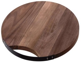 Επιφάνεια Κοπής Soul Kitchen 01.00.201 Φ35cm Brown-Black Cryspo Trio Wood