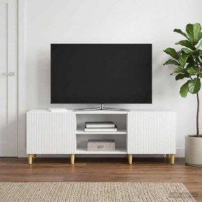 VidaXL Ντουλάπι TV Γυαλιστερό Λευκό 150 x 31 x 50 εκ.