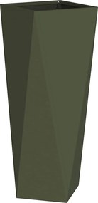 vidaXL Γλάστρα Ελιά Πράσινη 30 x 30 x 75 εκ Ατσάλι