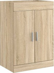 vidaXL Ντουλάπι Κάτω από τον Νιπτήρα Sonoma Δρυς 56 x 37,5 x 81 εκ
