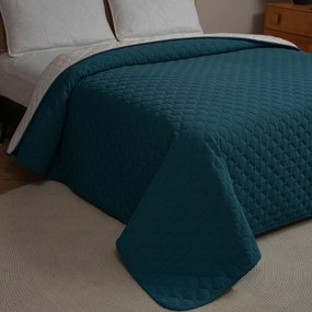 Κουβερλί Υπέρδιπλο (220x240) 2 Όψεων AdamHome Mistral Petrol