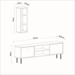 TV Unit Bien - White White