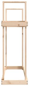 vidaXL Ραφιέρα Καυσόξυλων 110 x 35 x 108,5 εκ. από Μασίφ Ξύλο Πεύκου