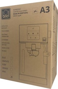 BRIEL μηχανή espresso Α3, 20 bar, touch, programmable