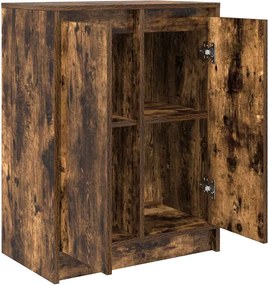 vidaXL Ντουλάπι Καπνιστή Δρυς 57x34x76 εκ. από Επεξεργασμένο Ξύλο