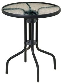 Τραπέζι 21070-60 Φ60x70cm Black