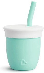 Ποτήρι Εκπαιδευτικό 118ml Με Καλαμάκι Munchkin C'Est Silicone Mint