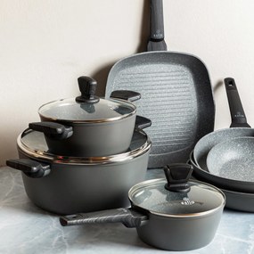 Τηγάνι Cuisson Αντικολλητικό Πρεσσαριστού Αλουμινίου 24cm - Estia